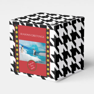 Dogtooth、千鳥格子のクリスマス製品 フェイバーボックス