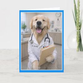 Dogtor Dog Bones Get Well Card   FA-1 カード