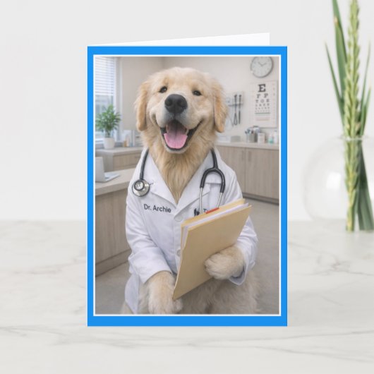 Dogtor Dog Bones Get Well Card   FA-1 カード (正面)