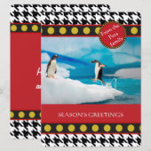 Dogtoth、千鳥格子のChristmas range シーズンカード (正面/裏面)