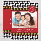 Dogtoth、千鳥格子のChristmas range シーズンカード (正面/裏面)
