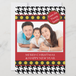 Dogtoth、千鳥格子のChristmas range シーズンカード