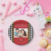 Dogtoth、千鳥格子のChristmas range ペーパープレート (パーティー)