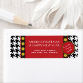 Dogtoth、千鳥格子のChristmas range ラベル (インサイチュ)
