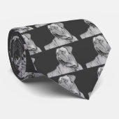 Dogue de Bordeauxのタイ ネクタイ (ロール)