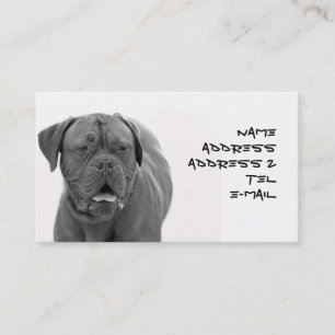 Dogue de Bordeauxの名刺 名刺
