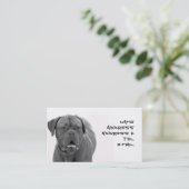 Dogue de Bordeauxの名刺 名刺 (スタンド正面)