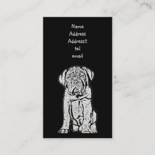 Dogue de Bordeauxの名刺 名刺
