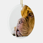 Dogue de Bordeaux セラミックオーナメント (右)