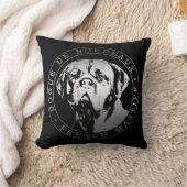 Dogue de Bordeaux -フランスのなマスティフ クッション (ブランケット)
