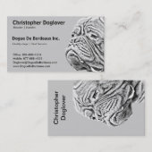 Dogue De Bordeaux -フランスのなマスティフ 名刺 (正面/裏面)