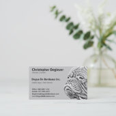 Dogue De Bordeaux -フランスのなマスティフ 名刺 (スタンド正面)