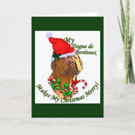 Dogue de Bordeaux Christmasのギフト シーズンカード