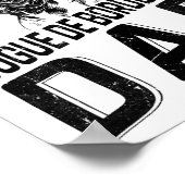 Dogue De Bordeaux Dad Dog Owner For Men Funny Dog  ポスター (角)