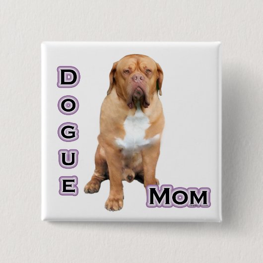 Dogue Mom 4 – ボタン 缶バッジ (正面)