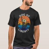 Dogue of Liberty - Dog Statue of Liberty, New York Tシャツ (正面)