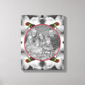 DogwoodのLadybugパーソナライズされた写真の追加 キャンバスプリント (正面)