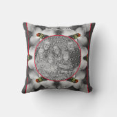 DogwoodのLadybugパーソナライズされた写真の追加 クッション (裏面)