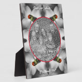 DogwoodのLadybugパーソナライズされた写真の追加 フォトプラーク (側面)