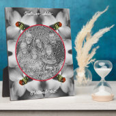 DogwoodのLadybugパーソナライズされた写真の追加 フォトプラーク (側面)