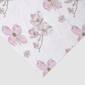 Dogwoodパターンデザインオンティッシュペーパー 薄葉紙 (詳細)