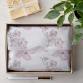 Dogwoodパターンデザインオンティッシュペーパー 薄葉紙 (ギフト)