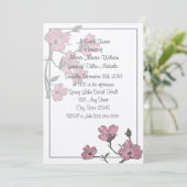 Dogwood Bridal Showerへの招待 招待状 (スタンド正面)