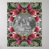 Dogwood Fruit自然フレーム自分の写真を作成 ポスター (正面)