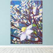 Dogwood Water Colorキャンバス印刷 キャンバスプリント (インサイチュ (ウッドフロア))