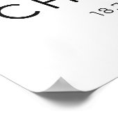 Doi Suthep Temple Print Chiang Mai Watercolor Art ポスター (角)