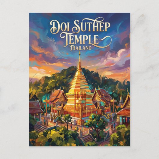 Doi Suthep Thailand ポストカード (正面)