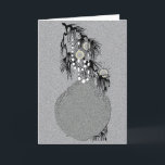 Doilyのオーナメント1 シーズンカード<br><div class="desc">僅か黄色のすべての銀及び黒。 生まれ変わる古い、無くなった芸術。</div>