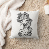 Doilyの枕 クッション (ブランケット)