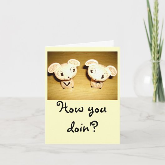 Doin'? Notecardいかに カード (正面)