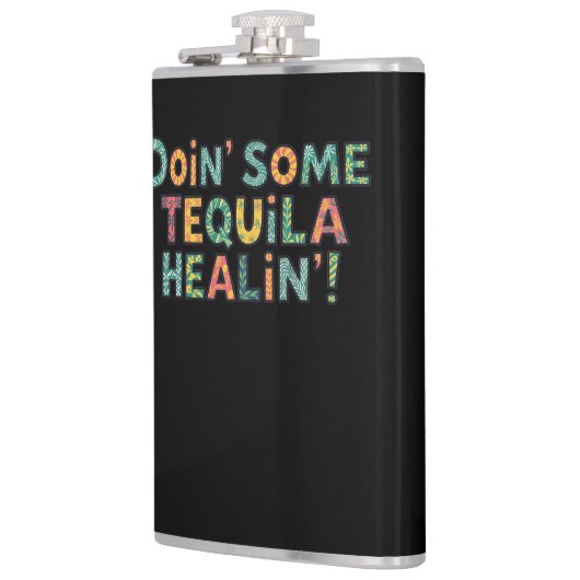 Doin' Some Tequila Healin' フラスク (左)