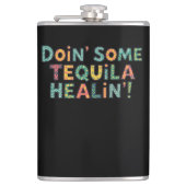 Doin' Some Tequila Healin' フラスク (正面)
