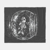 "Doing Great" - BurnsInHellによるゴールドフィッシュ フリースブランケット (正面(横))