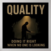 Doing It Right - Quality Engineer Motivation ポスター (正面)
