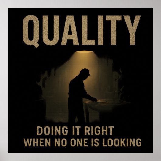 Doing It Right - Quality Engineer Motivation ポスター (正面)