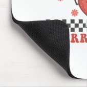 Doing My Berry Strawberry Motivation Insred Groovy マウスパッド (コーナー)