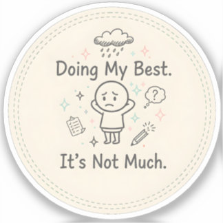 Doing My Best. It’s Not Much シール