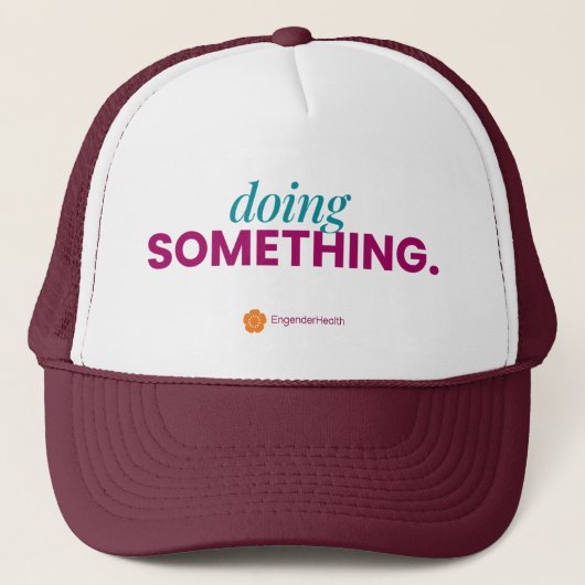 “Doing Something” EngenderHealth Hat キャップ (正面)
