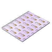 Dois Gatinhos no Lilás – Amor e Fofura em Dupla ノートブック (左側)