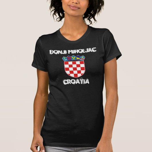 Doji Miholjac、腕のコートとクロアチア Tシャツ (正面)