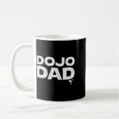 Dojo Dad Martial Arts Funny Father's Day Gift For コーヒーマグカップ (左)