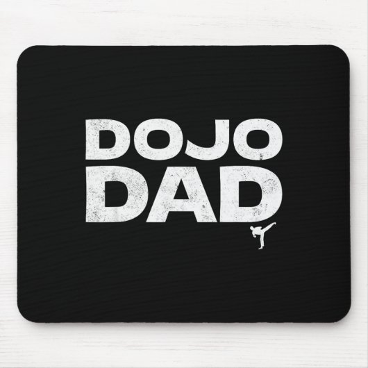 Dojo Dad Martial Arts Funny Father's Day Gift For  マウスパッド (正面)