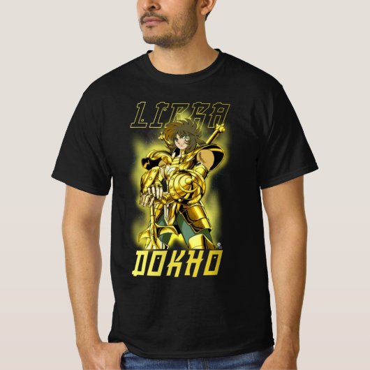 Dokho de Libra Knights of the zodiac Tシャツ (正面)