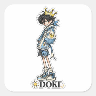 DOKI™ | 太陽のプリンス オリジナルキャラクターステッカー スクエアシール