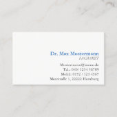Doktor Visitenkarte 名刺 (正面)
