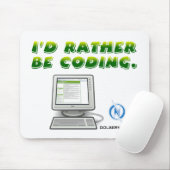 DOL MP - (私はむしろコードしていました) マウスパッド (マウス)
